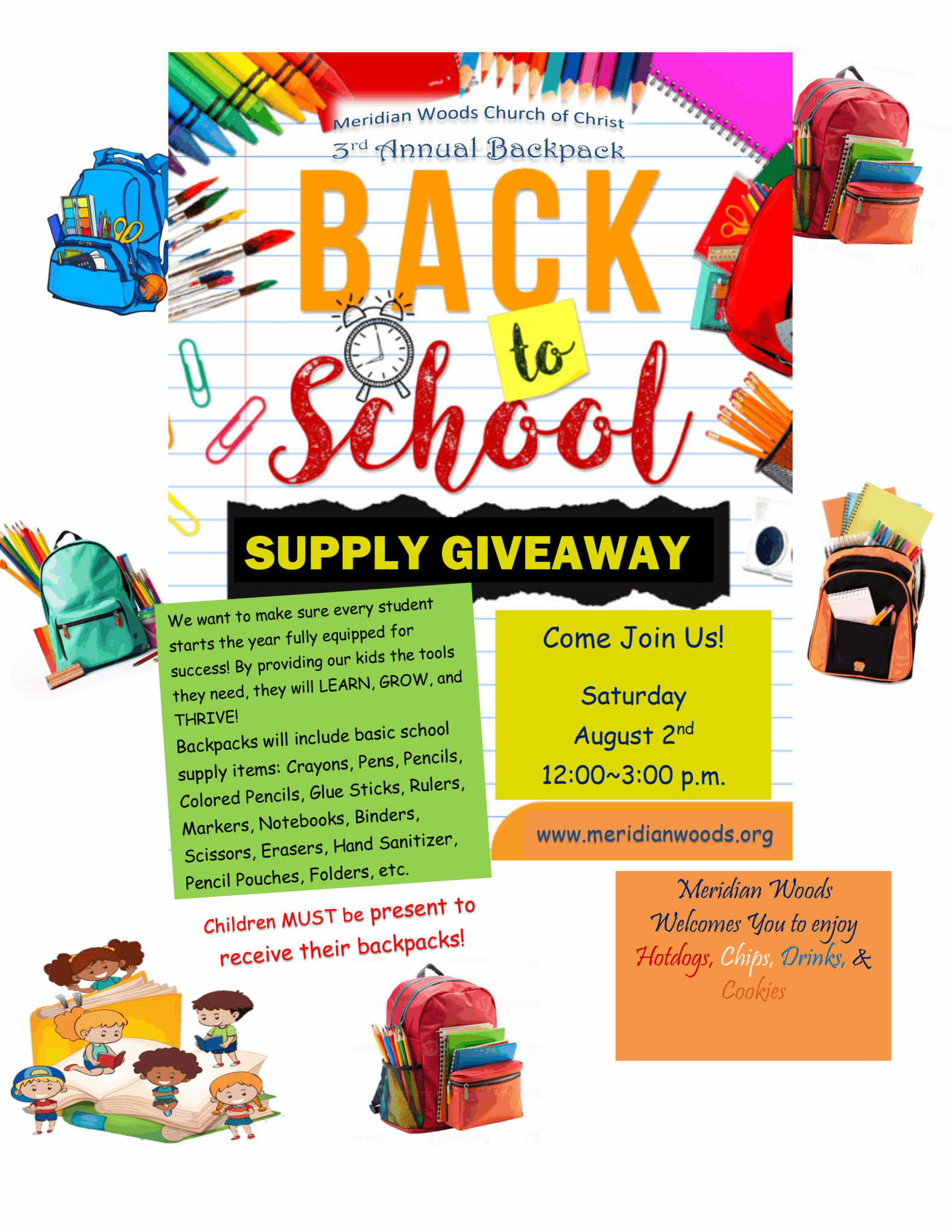 Back to School Supply Giveaway
